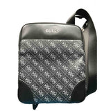 Guess black exotic leathers bag