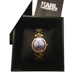 Karl Lagerfeld gold steel watch