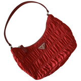 Prada red cloth handbag