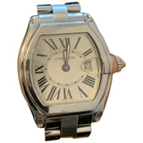 Cartier roadster anthracite steel watch