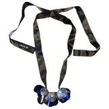 Marni blue metal necklaces