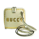 Gucci guccy minibag gold leather handbag