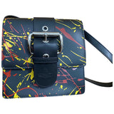Vivienne Westwood black leather handbag