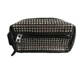Burberry black leather travel bag