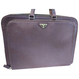 Prada burgundy leather bag