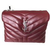 Saint Laurent loulou red leather handbag