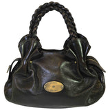 Mulberry brown leather handbag
