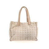 Chanel beige leather handbag