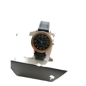 Marc Jacobs black steel watch