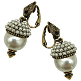 Gucci white pearls earrings
