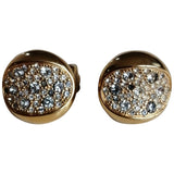 Dior gold metal earrings