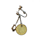 Dior gold metal earrings