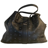 Mcm black leather handbag