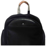 Montblanc black leather bag