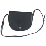 Rochas blue leather handbag