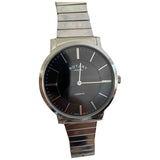 Rotate grey steel watch