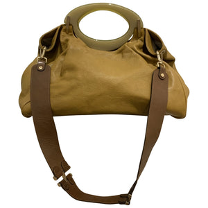 Marni green leather handbag