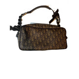 Dior brown cloth handbag