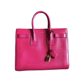 Saint Laurent sac de jour pink leather handbag
