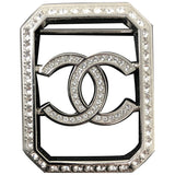 Chanel cc silver metal pins & brooches