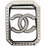 Chanel cc silver metal pins & brooches
