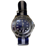 Rolex deepsea blue steel watch