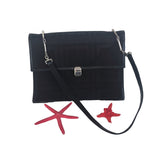 Burberry black cloth handbag