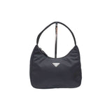 Prada tessuto  black cloth handbag