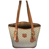 Celine triomphe beige leather handbag