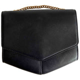 Sandro black leather handbag