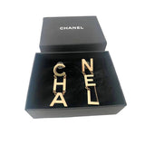 Chanel chanel gold metal earrings