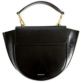 Wandler hortensia black leather handbag