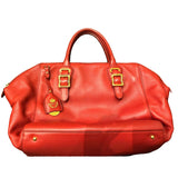 Ralph Lauren orange leather handbag
