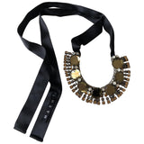 Marni green metal necklaces