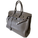 Hermès birkin 35  leather handbag