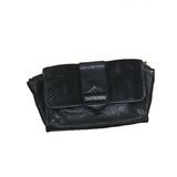 Marc By Marc Jacobs black leather clutch bag