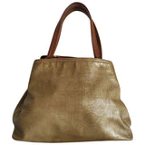 Prada beige leather handbag