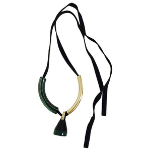 Marni green plastic necklaces
