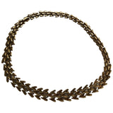 Trifari gold metal necklaces