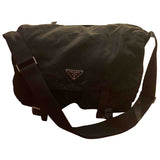 Prada black synthetic handbag