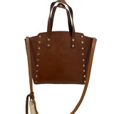 Sandro brown leather handbag