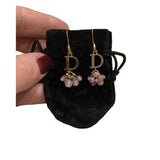 Dior gold steel earrings