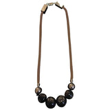 Marni beige metal necklaces