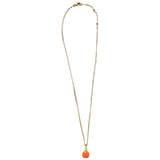 Pomellato capri orange pink gold necklaces