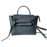 Celine belt blue leather handbag