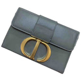 Dior 30 montaigne blue leather handbag