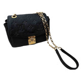 Louis Vuitton saint-germain black leather handbag
