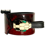 Bvlgari serpenti red python bracelets