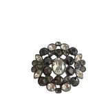 Givenchy grey metal pins & brooches