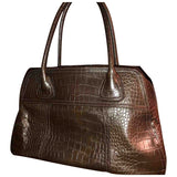 Prada brown leather handbag